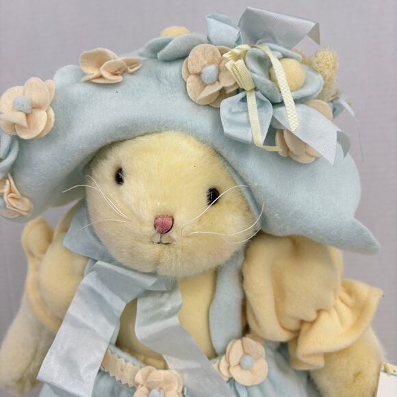 Bunnies by the Bay Gabigail Goodness Plush Rabbit Easter Peep-A-Boo with Stand - Picture 2 of 15